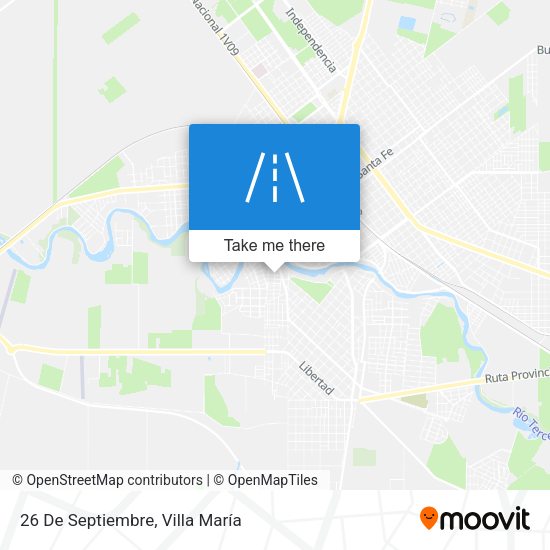 Mapa de 26 De Septiembre