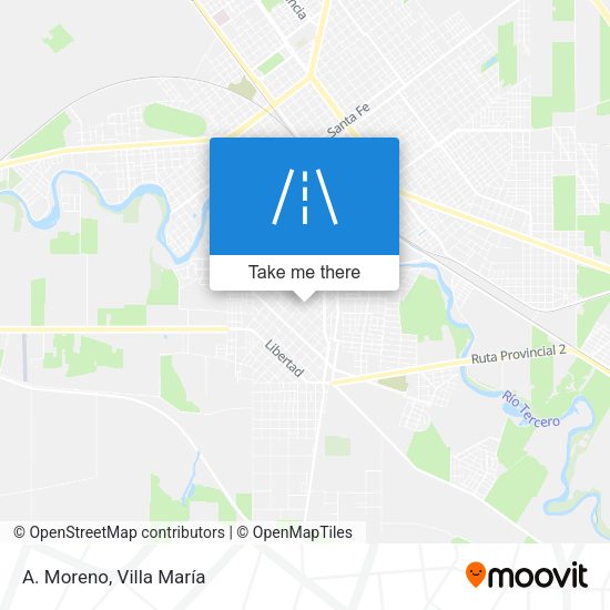Mapa de A. Moreno
