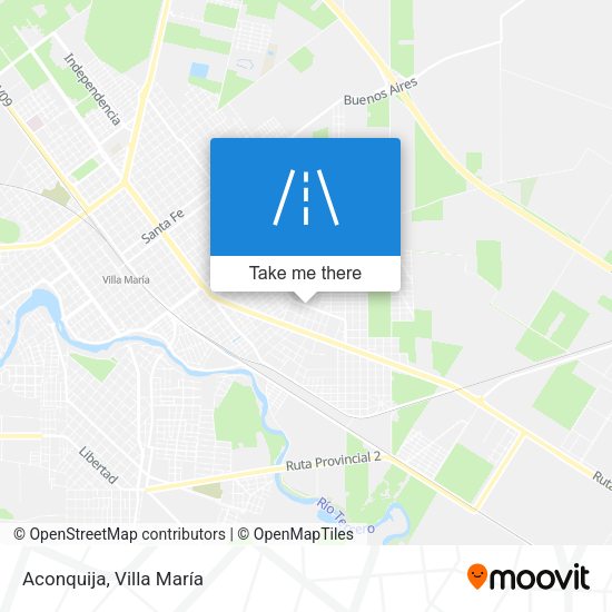 Mapa de Aconquija