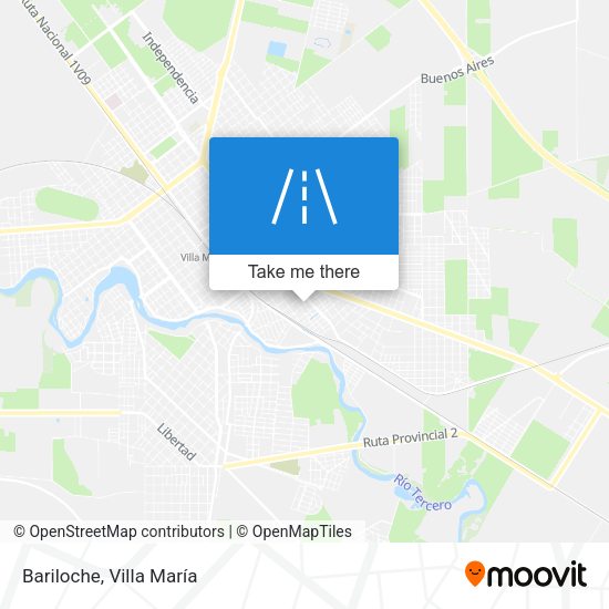 Mapa de Bariloche