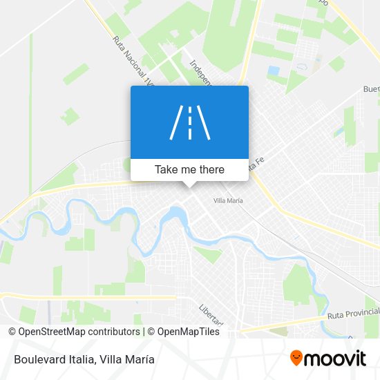 Mapa de Boulevard Italia