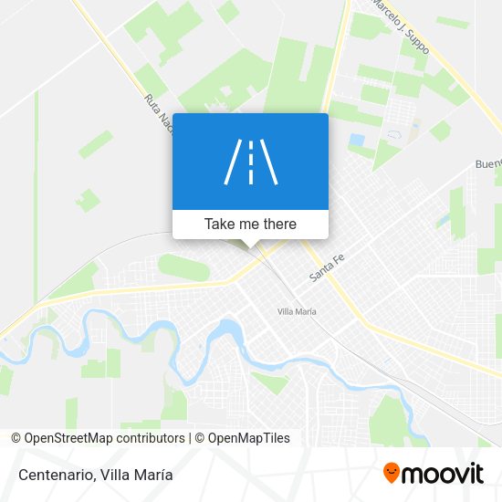 Mapa de Centenario