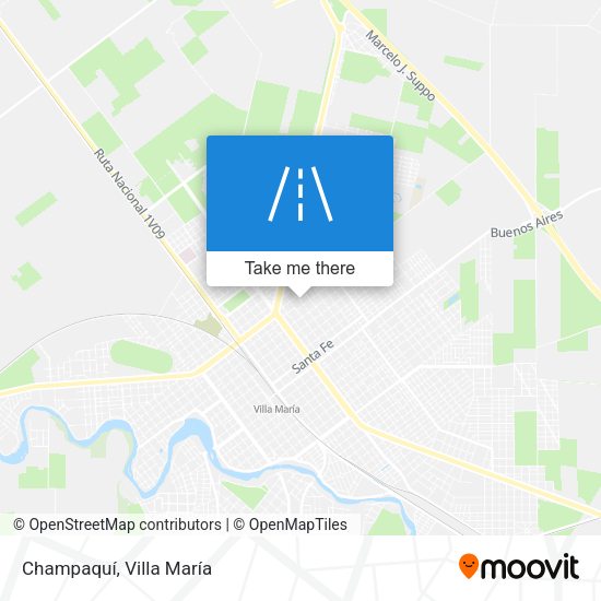 Champaquí map
