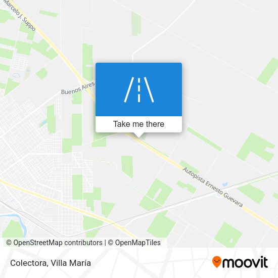 Mapa de Colectora