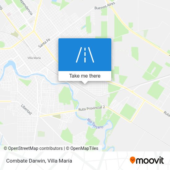 Combate Darwin map