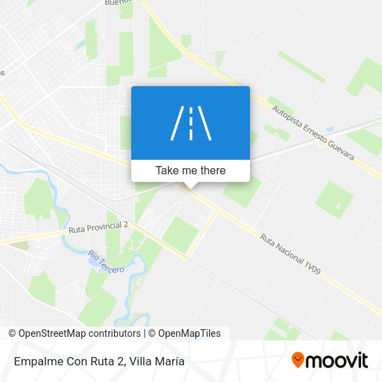 Empalme Con Ruta 2 map