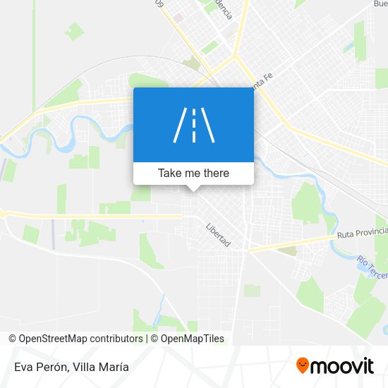 Mapa de Eva Perón
