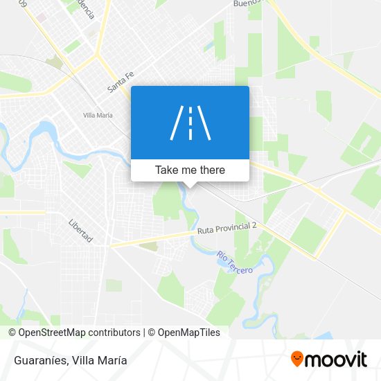 Guaraníes map