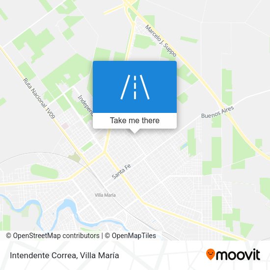Intendente Correa map