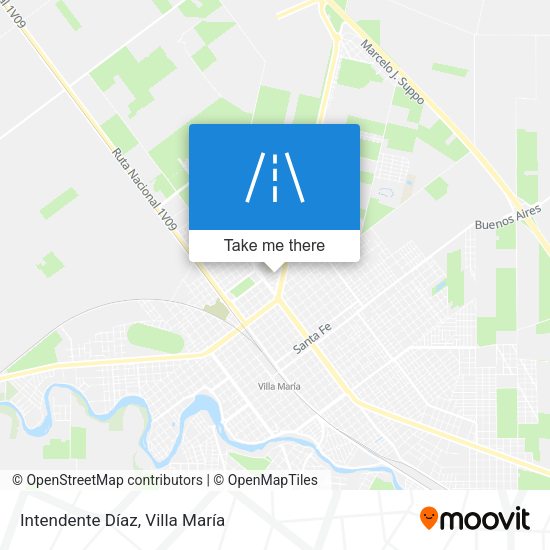 Intendente Díaz map