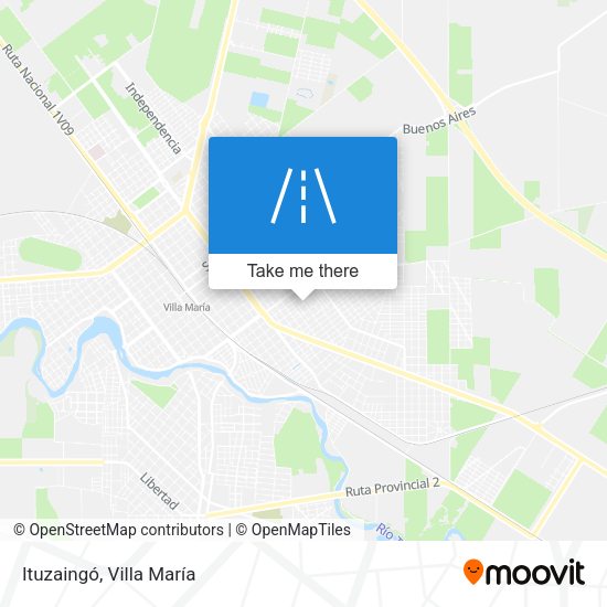 Mapa de Ituzaingó