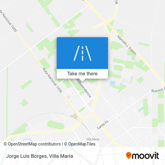 Jorge Luis Borges map