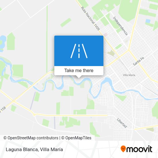 Laguna Blanca map
