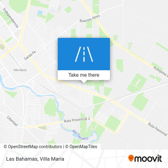Mapa de Las Bahamas