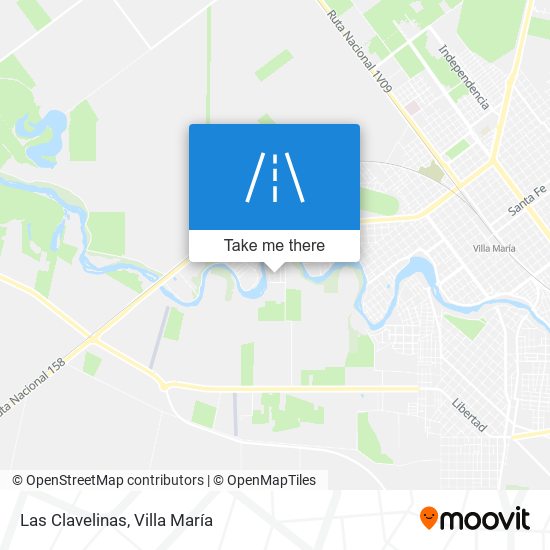 Las Clavelinas map