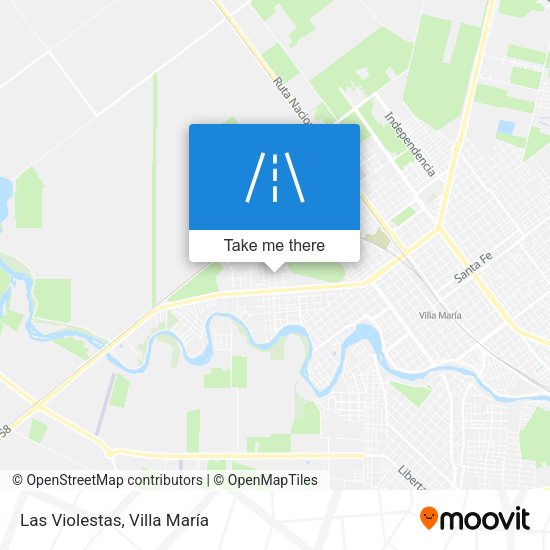 Mapa de Las Violestas
