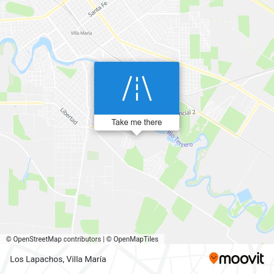 Mapa de Los Lapachos