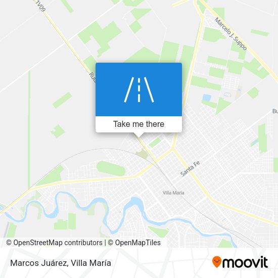Marcos Juárez map