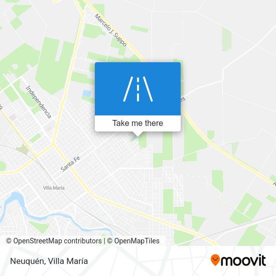 Mapa de Neuquén
