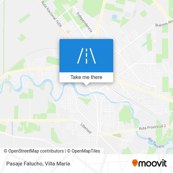 Mapa de Pasaje Falucho