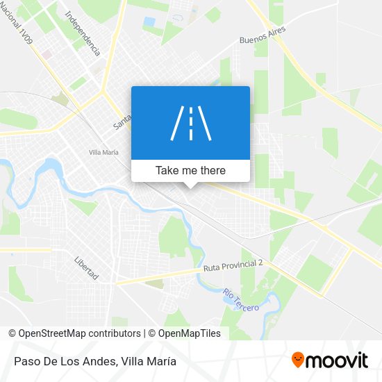 Mapa de Paso De Los Andes