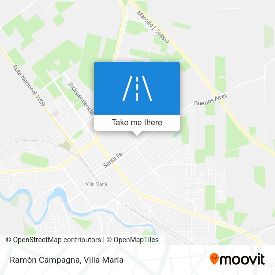 Ramón Campagna map
