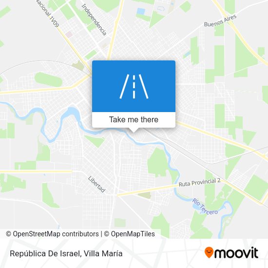 Mapa de República De Israel
