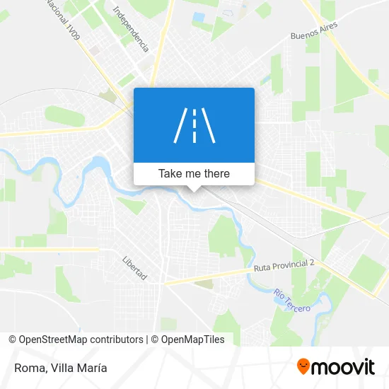 Roma map