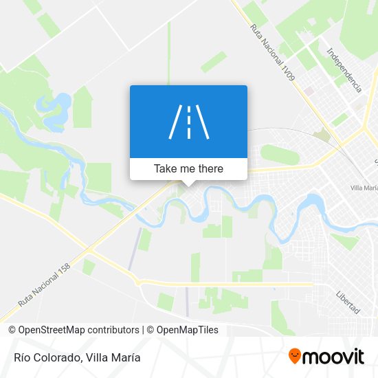 Río Colorado map
