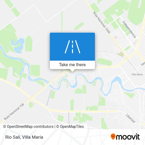 Río Salí map