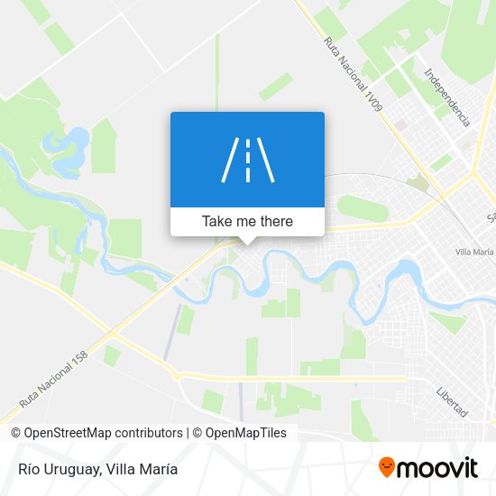 Río Uruguay map