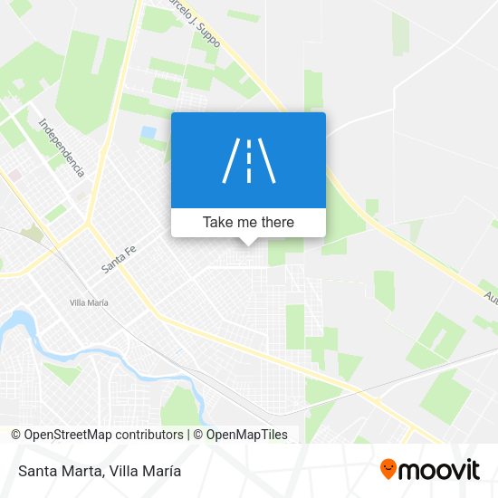 Santa Marta map