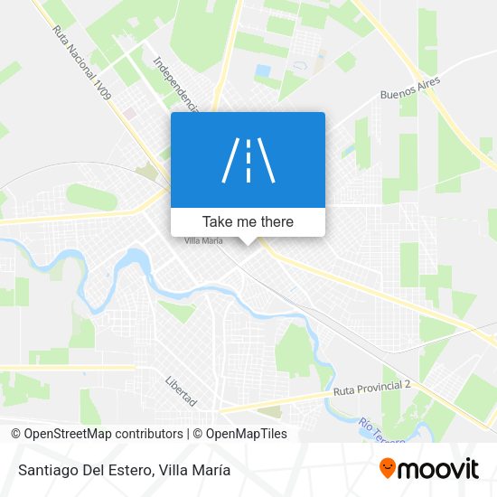 Santiago Del Estero map