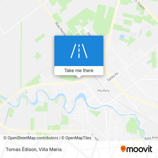 Mapa de Tomás Édison
