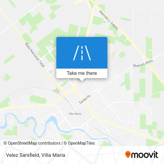 Velez Sarsfield map