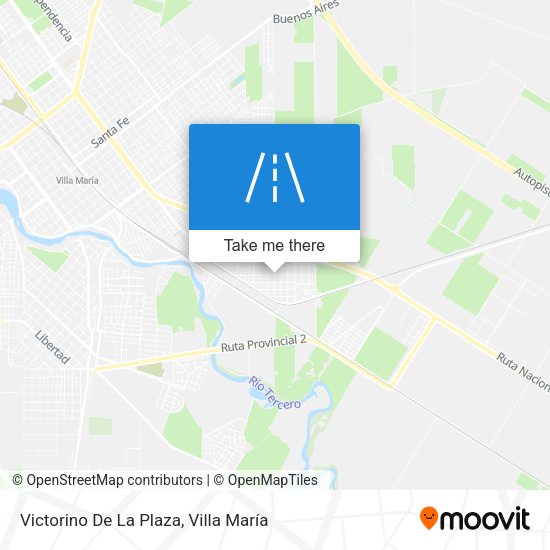 Victorino De La Plaza map