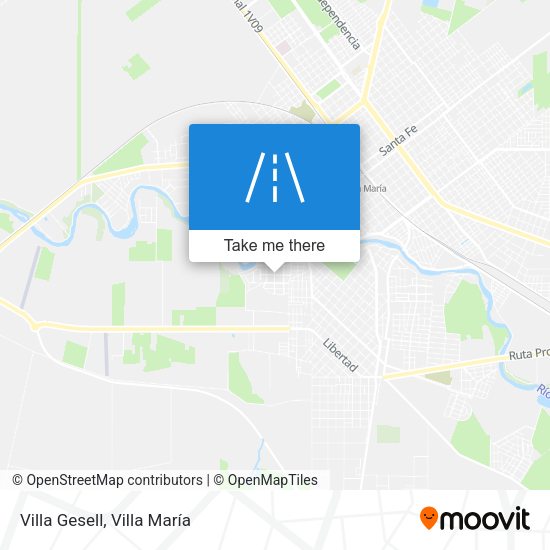 Villa Gesell map