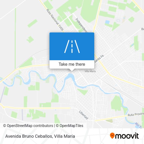 Mapa de Avenida Bruno Ceballos