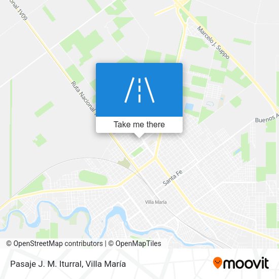 Pasaje J. M. Iturral map