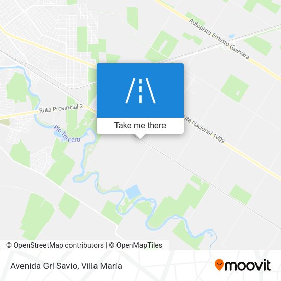 Mapa de Avenida Grl Savio