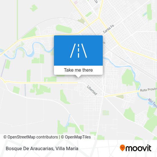 Mapa de Bosque De Araucarias