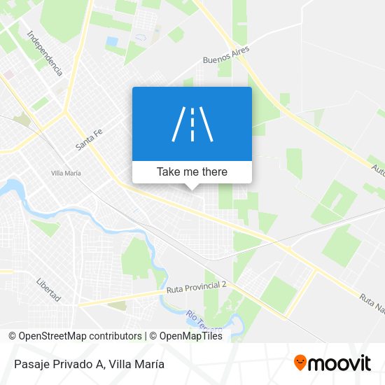 Pasaje Privado A map