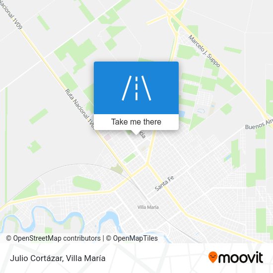 Julio Cortázar map