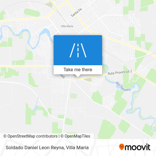 Soldado Daniel Leon Reyna map