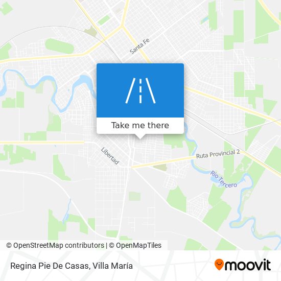 Regina Pie De Casas map