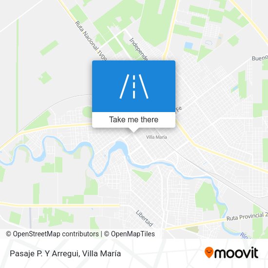 Pasaje P. Y Arregui map
