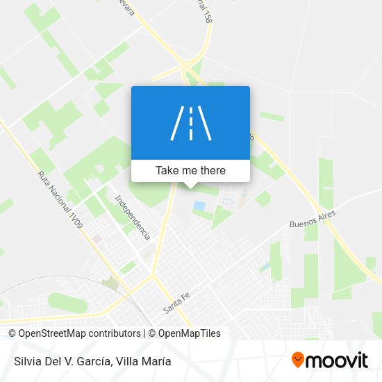 Silvia Del V. García map