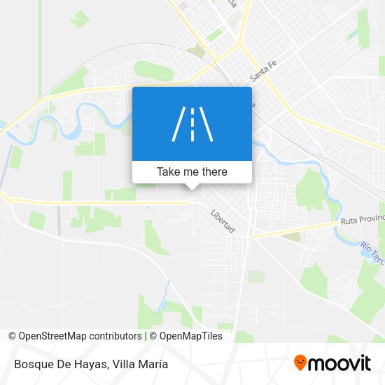 Mapa de Bosque De Hayas