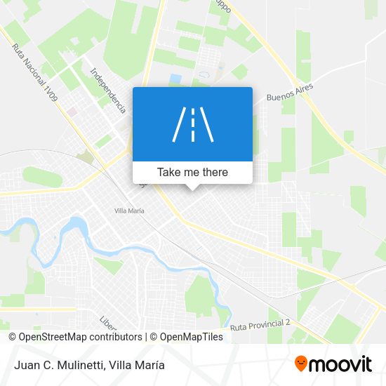 Mapa de Juan C. Mulinetti
