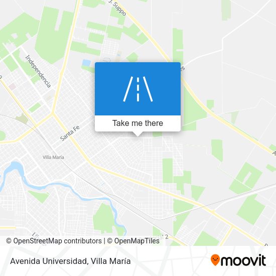 Avenida Universidad map